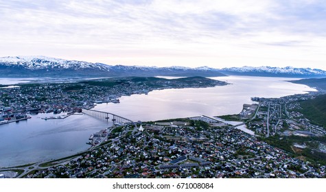 Tromso Midnight Sun Landscape