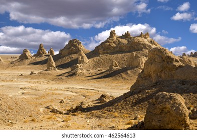 The Trona Pinnacles are an unusual geological feature in the California Desert National Conservation Area.
