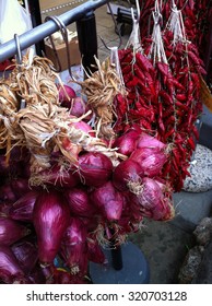 Tropea Onions And Chili Peppers (Calabria - Italy)