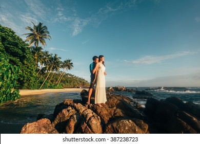 Tropic Wedding. Couple