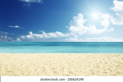tropical beach - Shutterstock ID 200624198