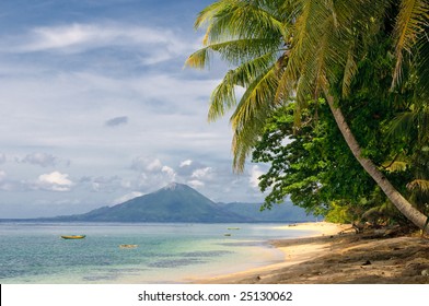 Tropical Beach, Banda Islands, Indonesia