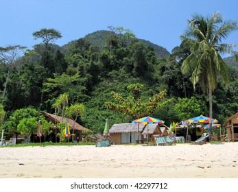 Tropischer Strand der Insel Phi-Phi, Thailand