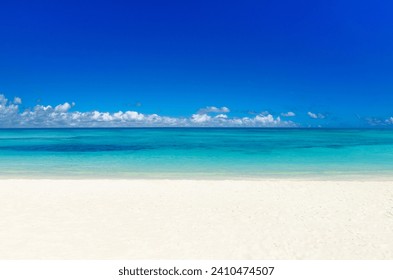 Tropical beach. Tropical sea under the blue sky - Powered by Shutterstock