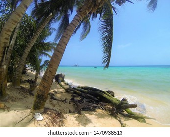 The Tropical Beachs Of Little Corn Island In The Corn Islands In Nicaragua. Caribbean Coast.