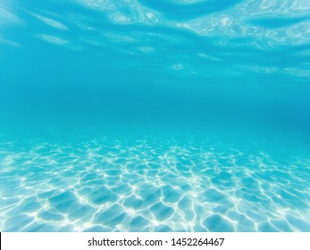 Tropical Blue Ocean Underwater Background Luxury Stock Photo 1452264467 ...