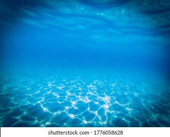 tropical blue ocean underwater background - luxury nature pattern - Shutterstock ID 1776058628