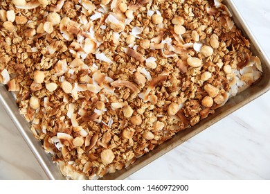 Tropical Coconut Macadamia Nut Granola