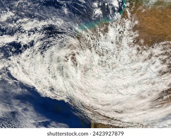 Tropical Cyclone Glenda. . Elements of this image furnished by NASA. - Powered by Shutterstock