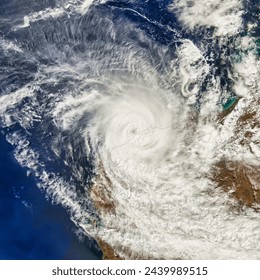 Tropical Cyclone Glenda. . Elements of this image furnished by NASA. - Powered by Shutterstock