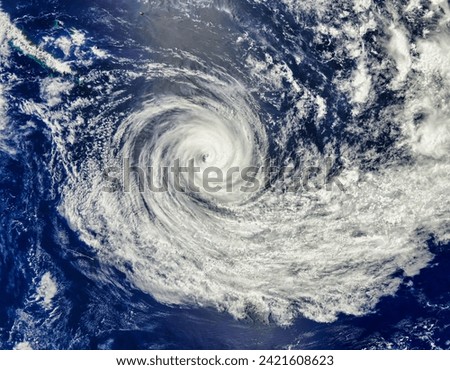 Tropical Cyclone Jasmine 10P in the southern Pacific Ocean. Tropical Cyclone Jasmine 10P in the southern Pacific Ocean. Elements of this image furnished by NASA.