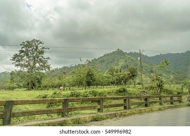 Tropical forest landscape view from road in Ecuador, South America - Shutterstock ID 549996982