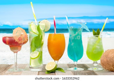 Hotel Cocktails Mocktails Refreshments Perfect Summer Stock Photo ...