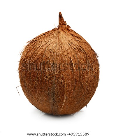Tropical fruit coconut isolated