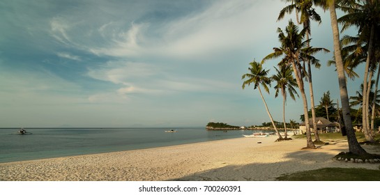 Tropical Island Beach. Malapascua Island 