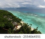 Tropical island scenery of Seychelles in the Indian Ocean