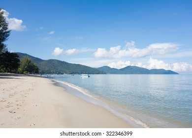 Tropical Sandy Beach Penang Malaysia