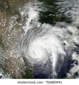 Tropical storm Harvey. 