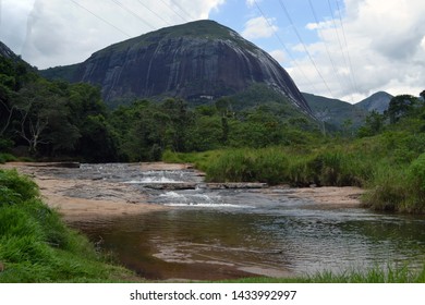 Tropical Waterfall In Atlantic Forest, Brazil