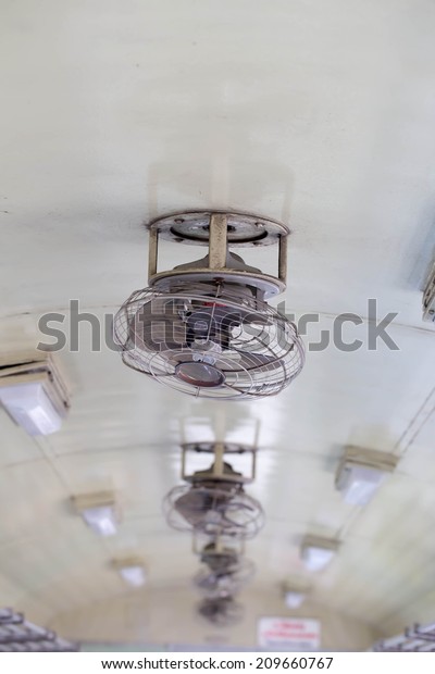 Tropical Wooden Colonial Style Ceiling Fan Stock Photo Edit Now