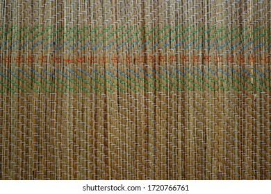 woven grass beach mat