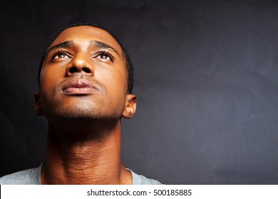 Troubled African American Man