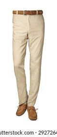 Trousers For Men Isolated On A White Background.with Clipping Path.