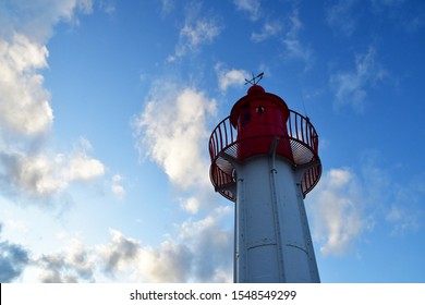 Trouville sur Mer, France - september 27 2019 : the lighthouse - Shutterstock ID 1548549299