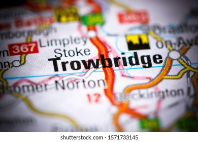 Trowbridge. United Kingdom On A Map