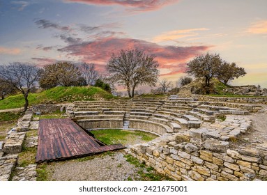 Troy Ancient City view in Turkey - Powered by Shutterstock