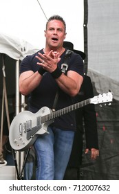 Troy Gentry Of Montgomery Gentry Performs Onstage During The ACM Party For A Cause Festival At Globe Life Park In Arlington On April 17, 2015 In Arlington, Texas.