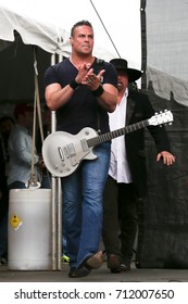 Troy Gentry Of Montgomery Gentry Performs Onstage During The ACM Party For A Cause Festival At Globe Life Park In Arlington On April 17, 2015 In Arlington, Texas.