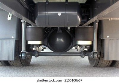 Truck air suspension. Trailers air suspension system. Car with air suspension.