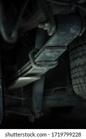 Truck Chassis Leaf Spring Suspension Under Vehicle