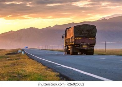 Truck Driver On The Road