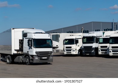 Truck Fleet At The Logistics Center