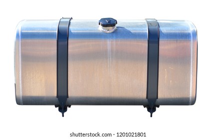 Truck Fuel Tank Isolated On White