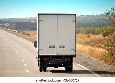 Truck on a road