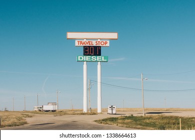 A Truck Stop In South Dakota