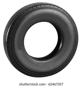 Truck Tire. Isolated