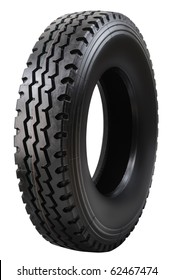 Truck Tire. Isolated