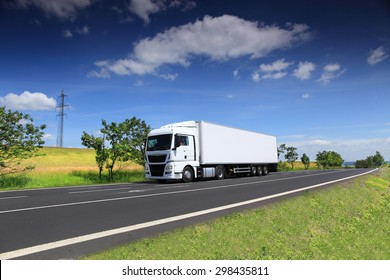 Truck transportation on the road