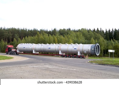 Truck Transporting Oversized Cargo