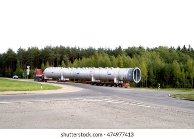 Truck Transporting Oversized Cargo