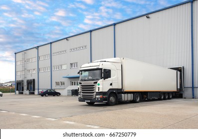 Truck In Warehouse