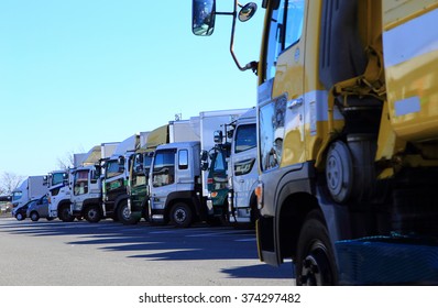 Trucks , transportation - Shutterstock ID 374297482