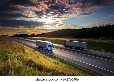 Trucks transportation