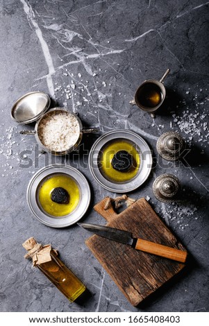 Similar – Image, Stock Photo a stone mushroom with his bright brown has stands on a clearing