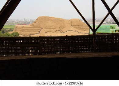 TRUJILLO / PERU - FEBRUARY 22, 2020: Huaca Del Sol, Temple Of The Sun, Built By The Moche Culture.