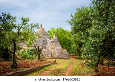 Trulli With Olive Grove. Val D'Itria - Puglia (Apulia) - Italy